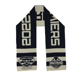 2022 Geelong Premiership merino wool scarf