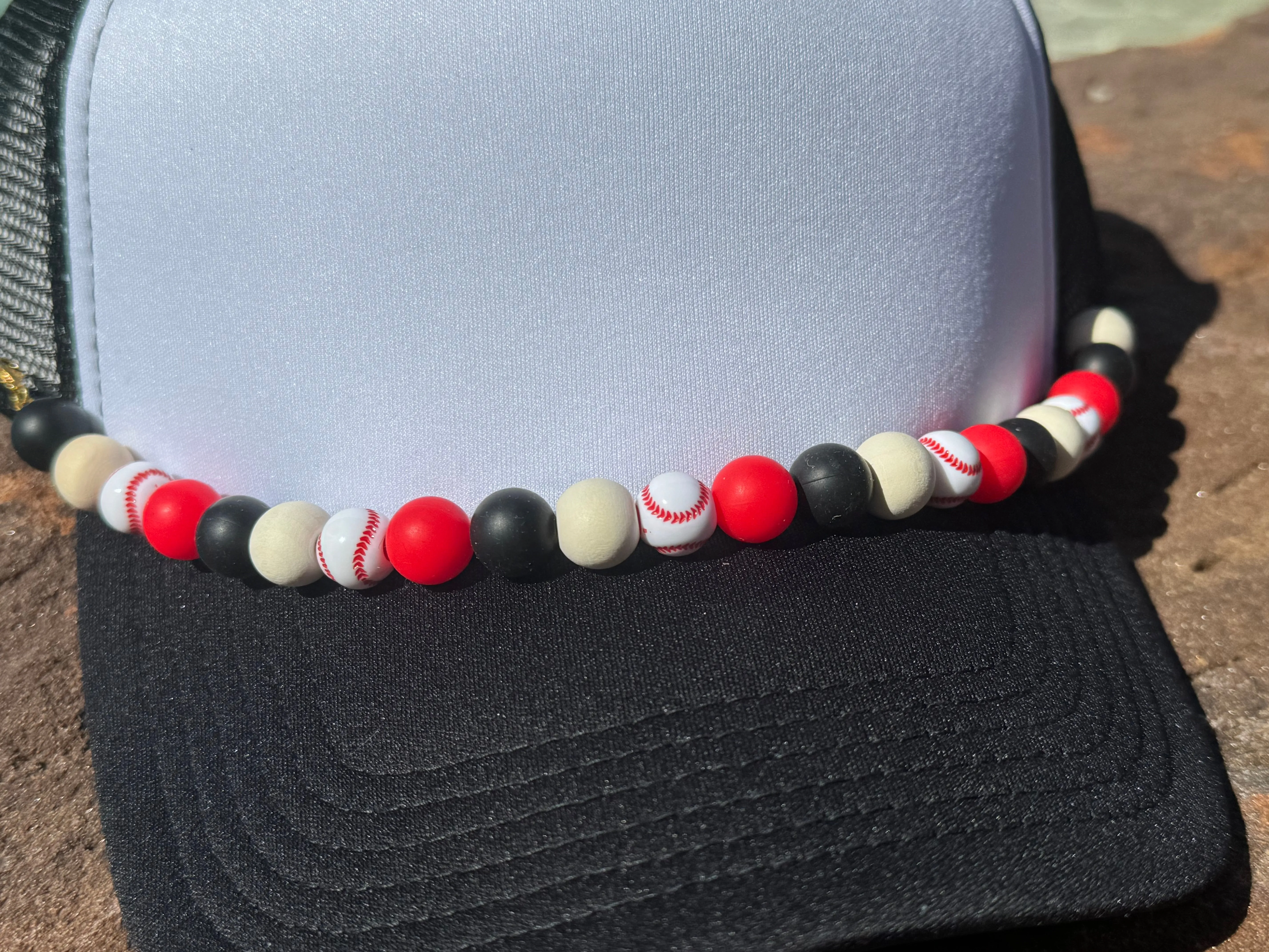 Baseball BEAD CHAINS for Trucker Hats