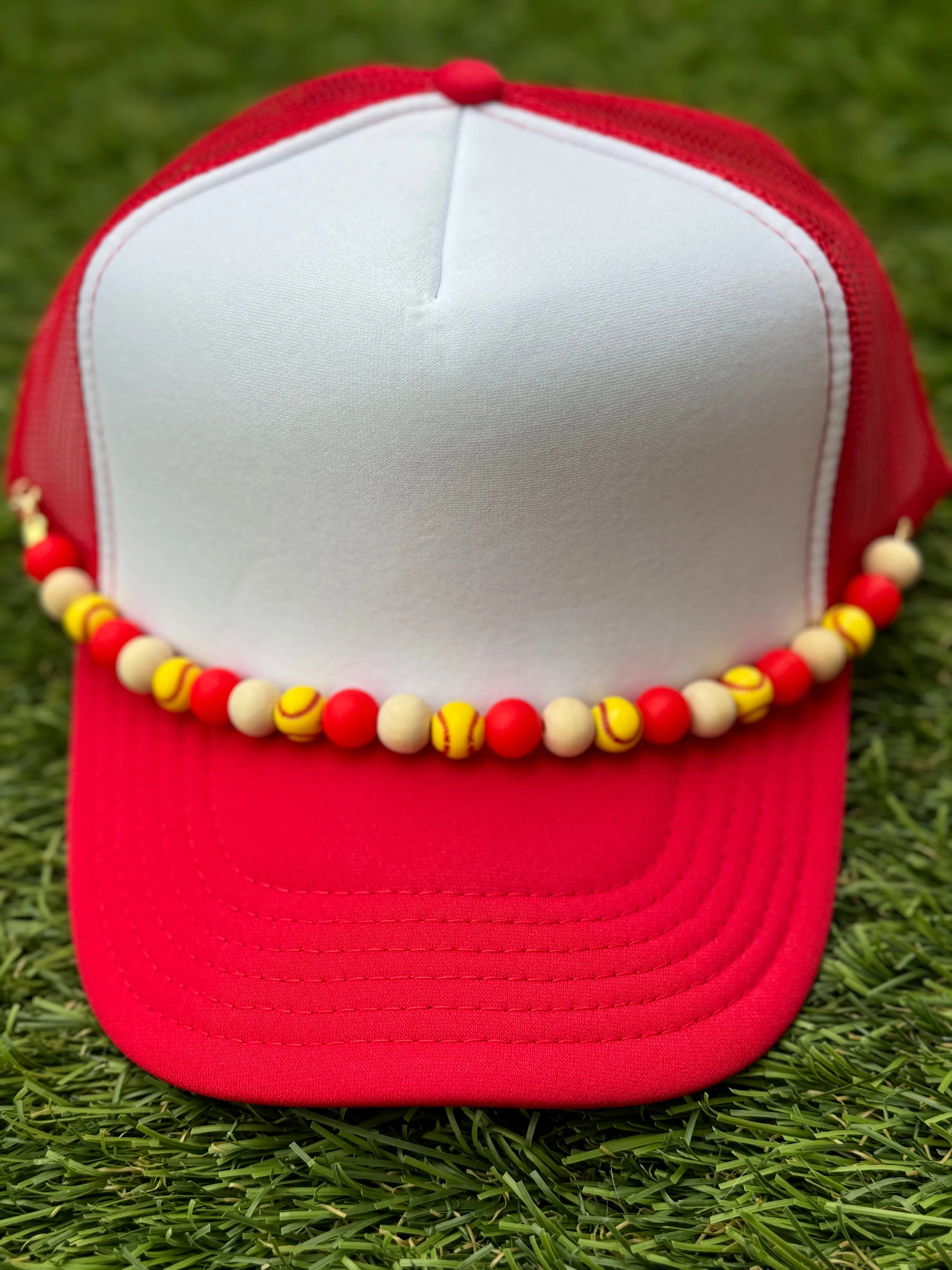 Baseball BEAD CHAINS for Trucker Hats