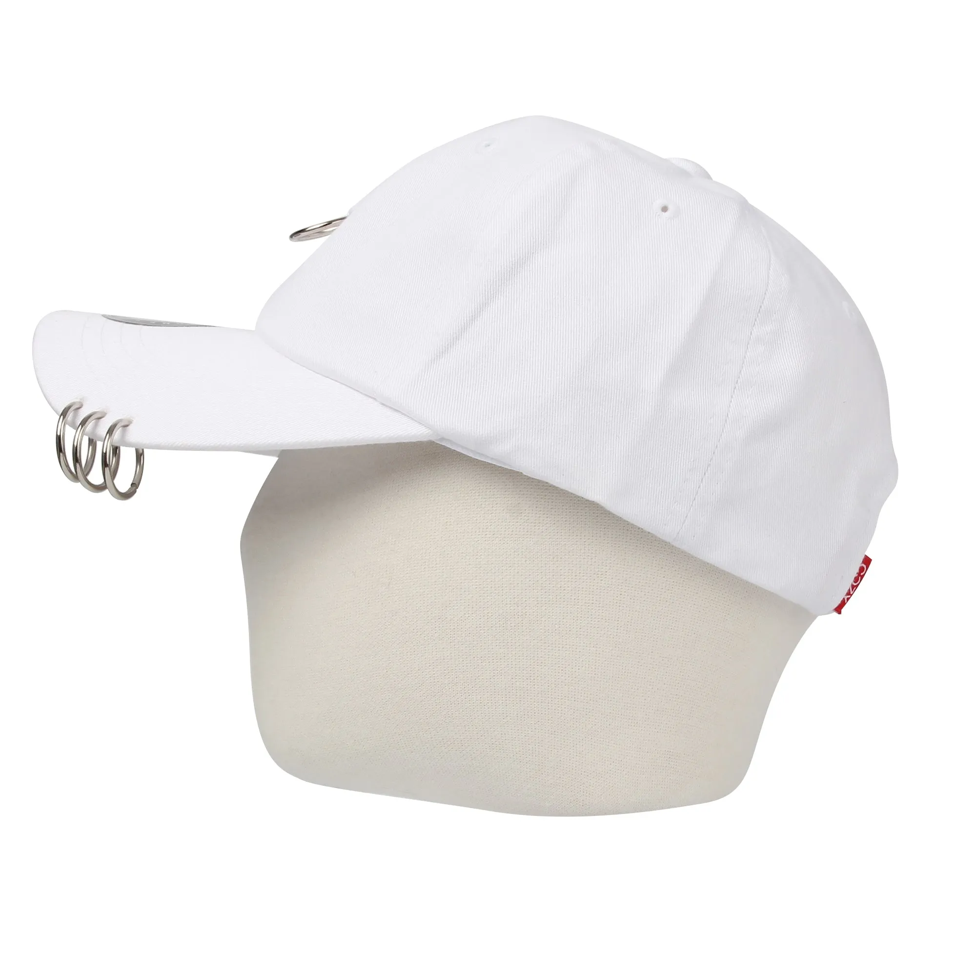 Baseball Cap Iron Ring Pierced K-Pop Hip Hop Hat TR11145