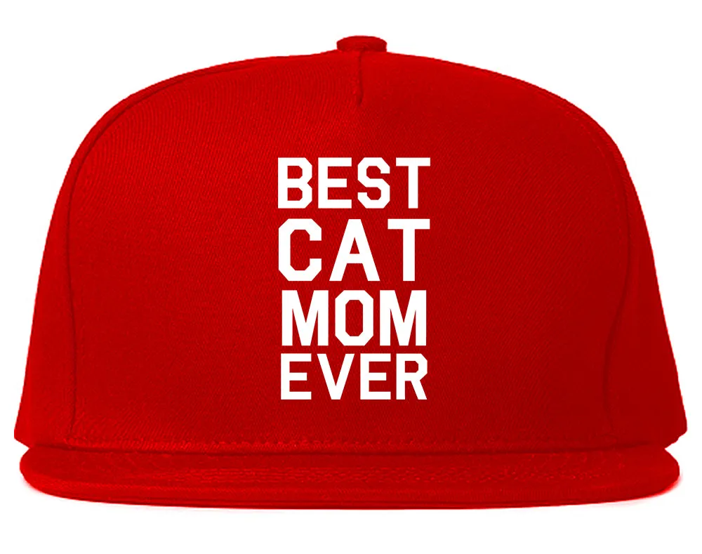 Best Cat Mom Ever Mens Snapback Hat