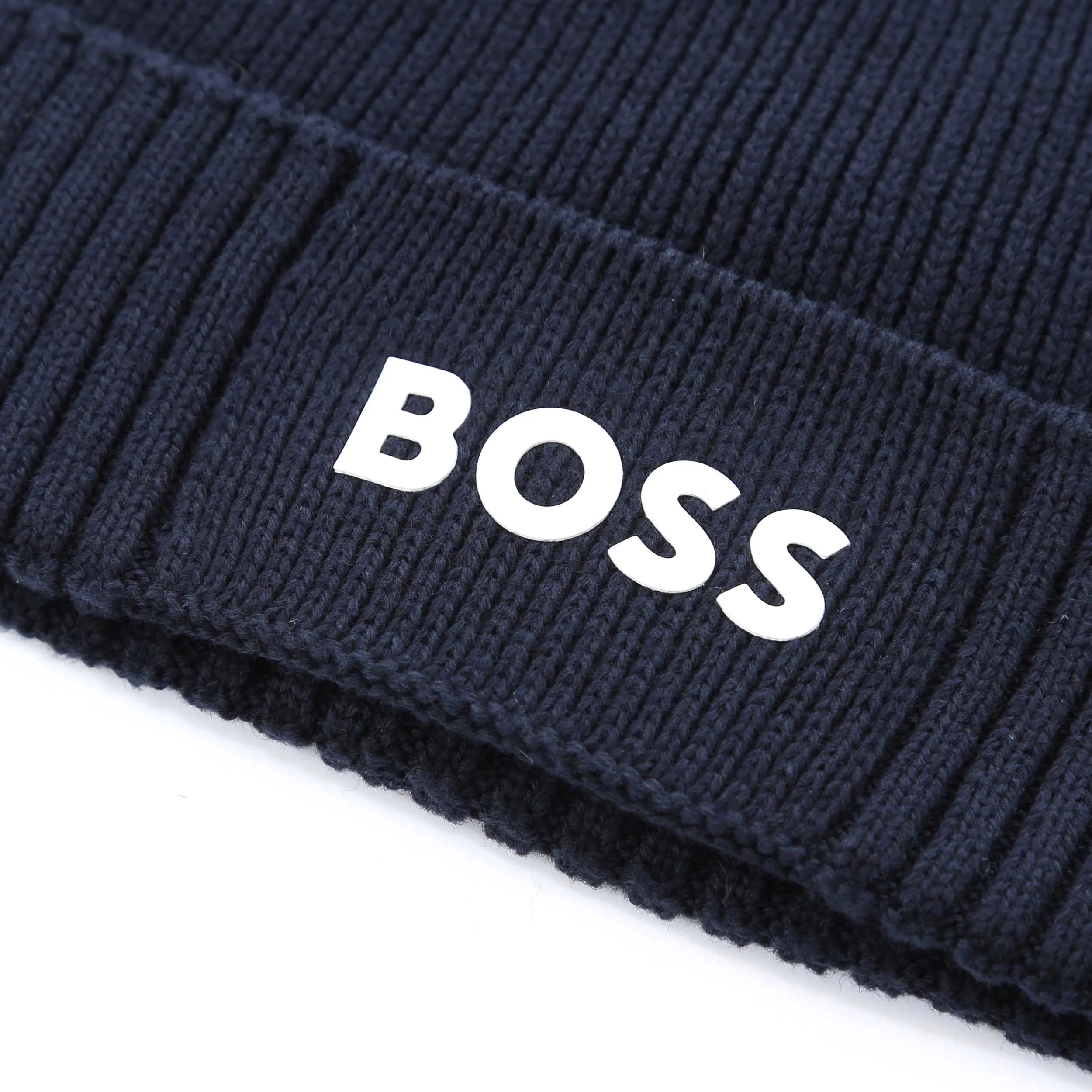 BOSS Asic Beanie X in Dark Blue