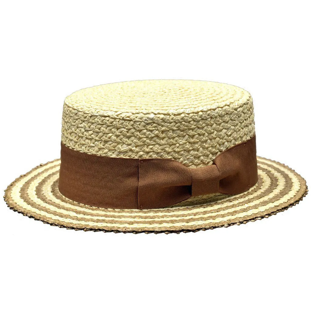 Bruno Capelo Italia 4-Ply Koberg Straw Boater