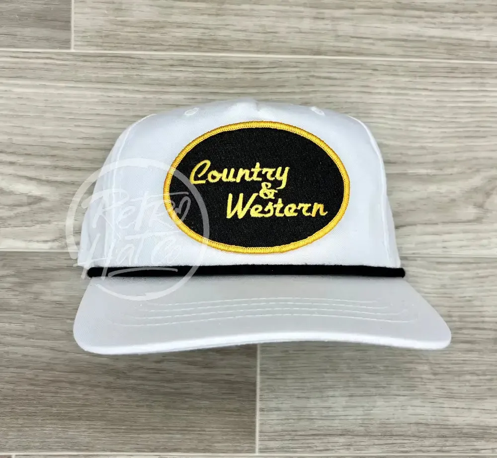 Country & Western on Retro Rope Hat