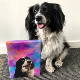 Custom Pet Cut-Out Canvas Print