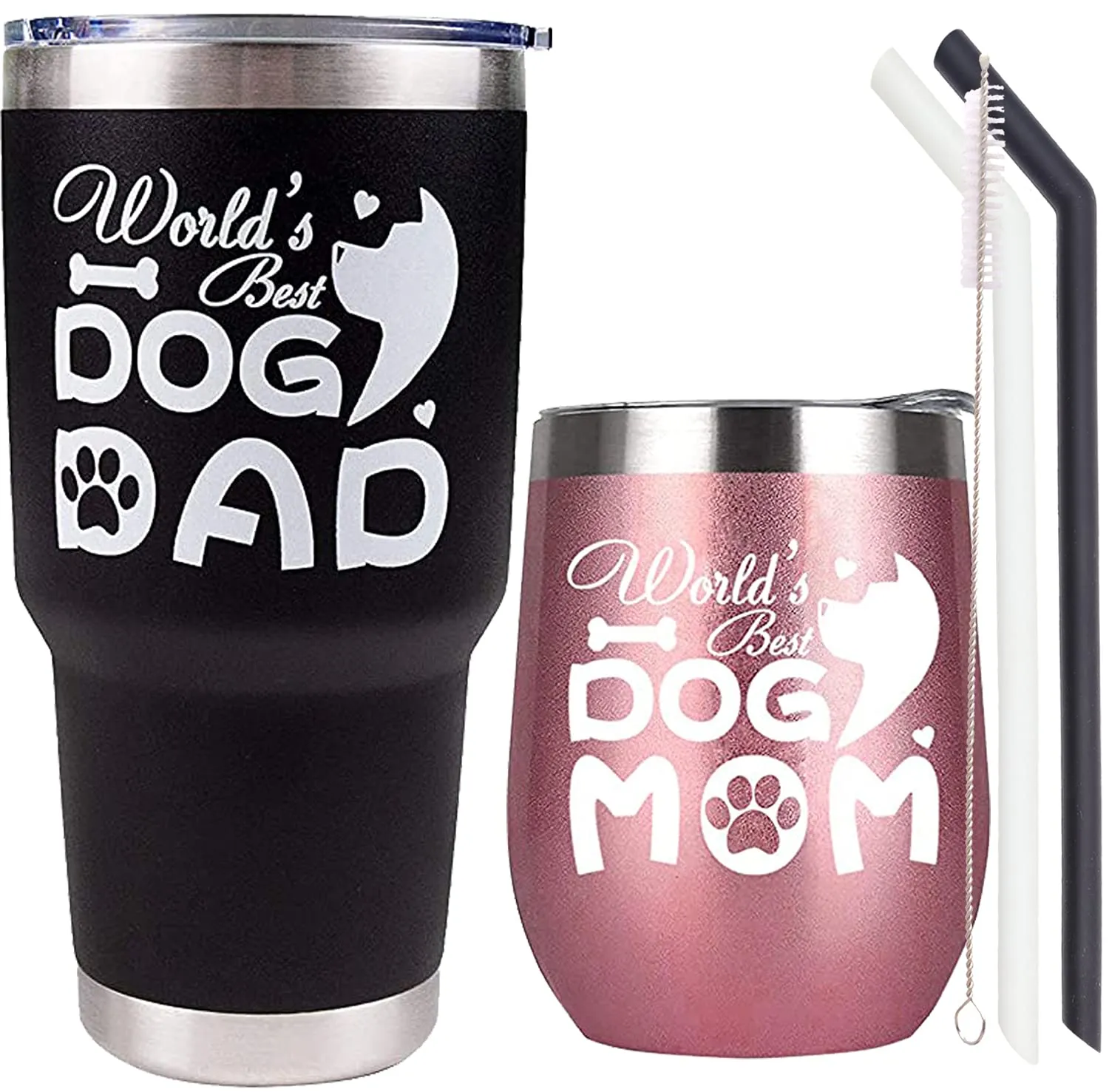 Dog Mom Gifts for Women, Dog Dad Gifts for Men, Dog Mom Dog Dad Mug, Dog Mom and Dad Cup