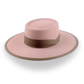 Dusty Pink Western Hat in Durable Fur Felt | The Baron