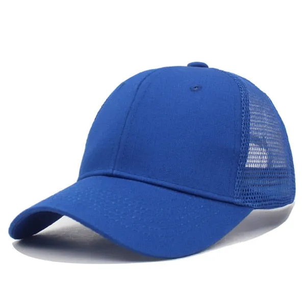 Fashion Baseball Cap Men Female Mesh Caps For Women Snapback Gorras Summer Hip Hop Casquette Male Baseball Hats Dad Caps