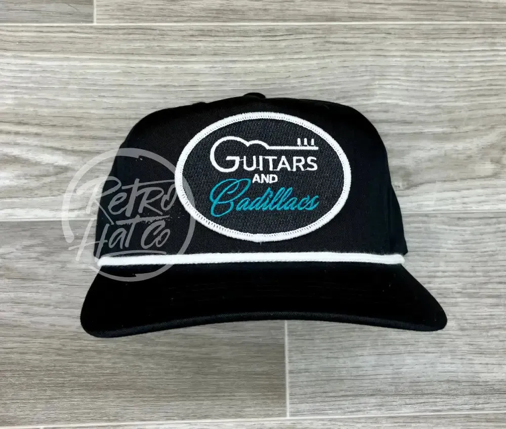 Guitars & Cadillacs (oval) on Retro Rope Hat