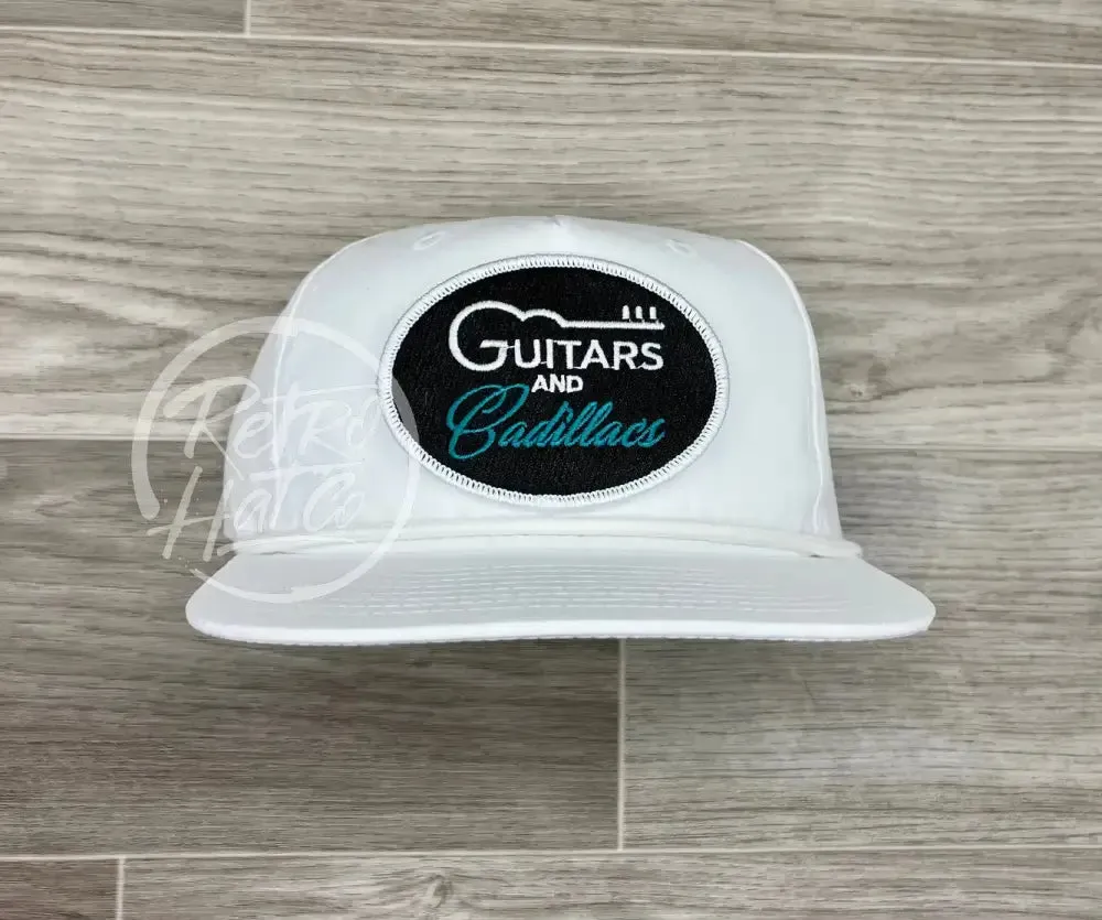 Guitars & Cadillacs (oval) on Retro Rope Hat