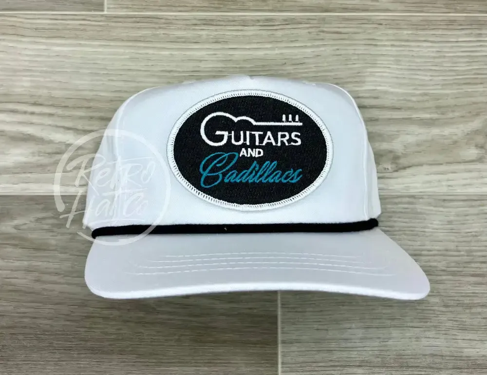 Guitars & Cadillacs (oval) on Retro Rope Hat