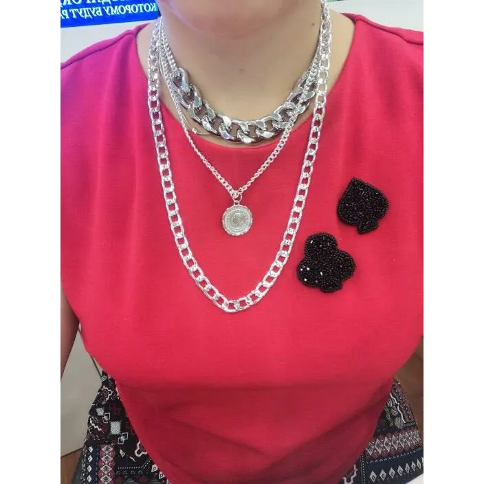 Homegirl Punk Chain Layered Necklace