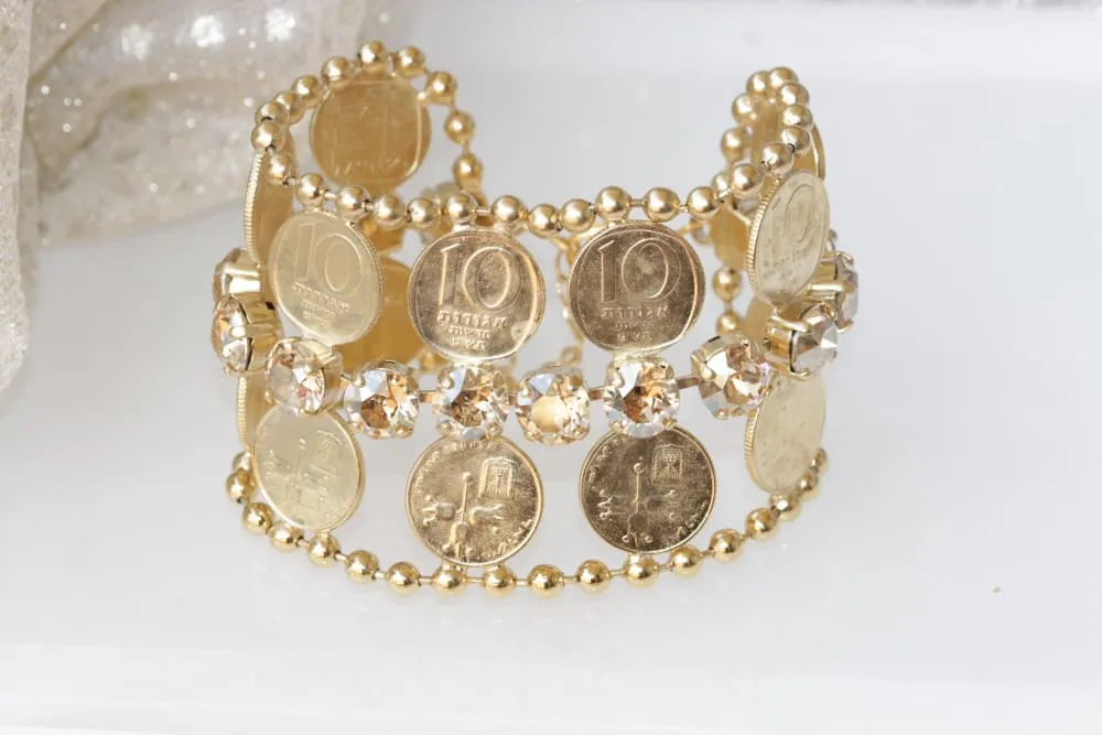 JEWISH COIN BRACELET