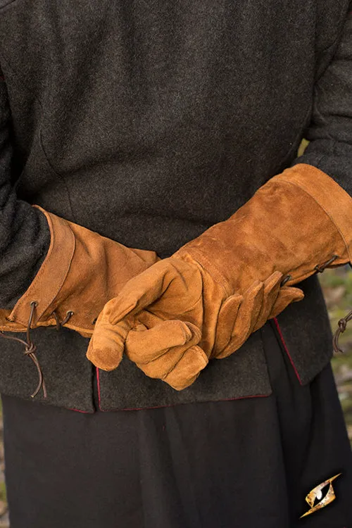 Leather Gloves - Suede