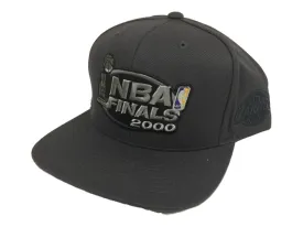 Los Angeles Lakers Mitchell & Ness Gray NBA Finals 2000 Adj. Flat Bill Hat Cap