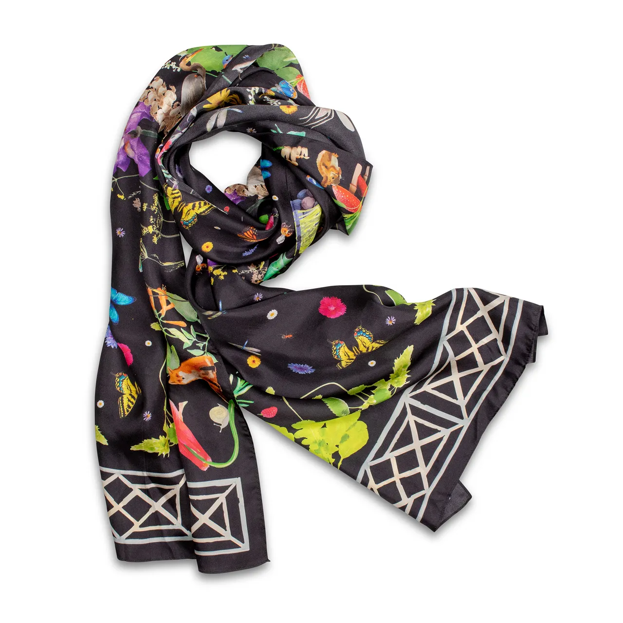 Monticello Flora & Fauna Scarf