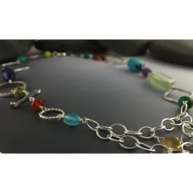 Multi-Stone Beaded Necklace