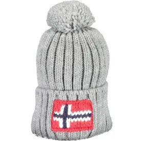 Napapijri Gray Acrylic Men Hat