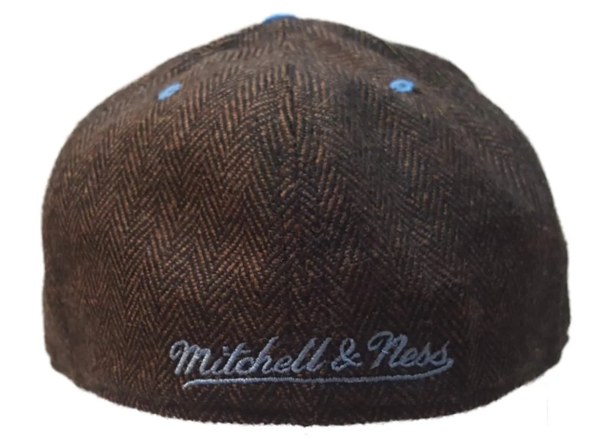 New York City FC Mitchell & Ness Tweed Structured Fitted Flat Bill Hat Cap 7 3/8