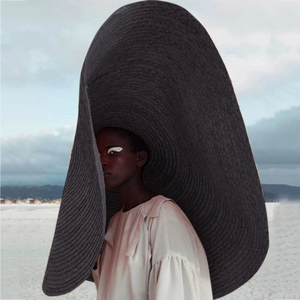 OMEGA Oversized Straw Hat