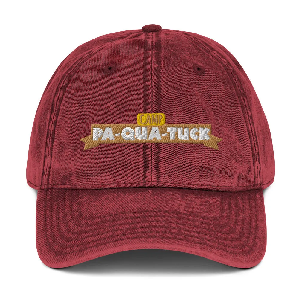 Pa-Qua-Tuck Vintage Cotton Twill Cap