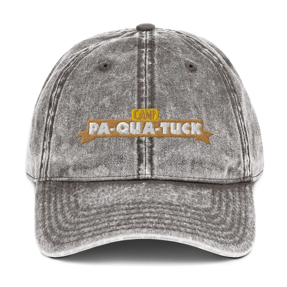 Pa-Qua-Tuck Vintage Cotton Twill Cap