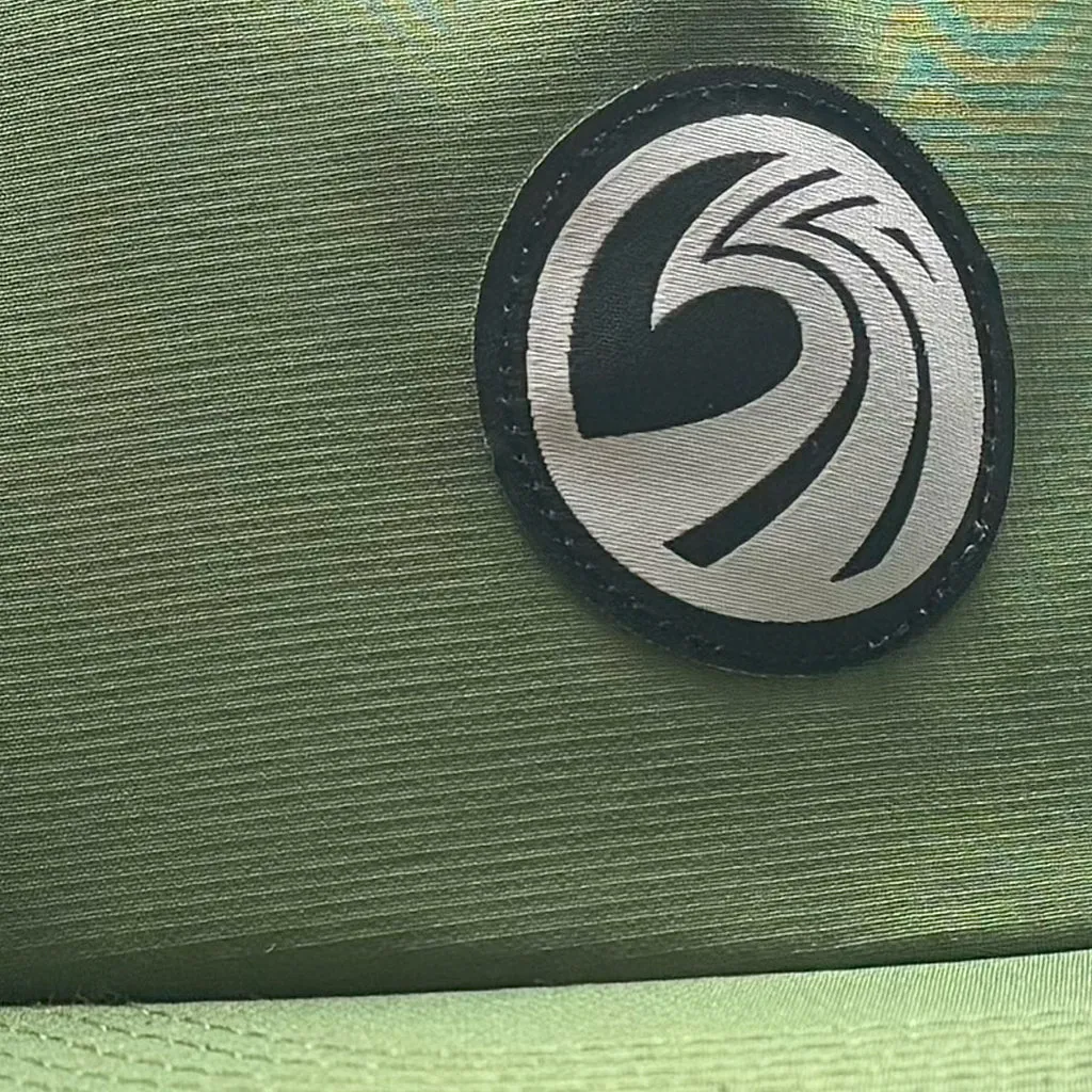 Seaside Surf Shop OG Wave Logo Badge Cap - Avocado