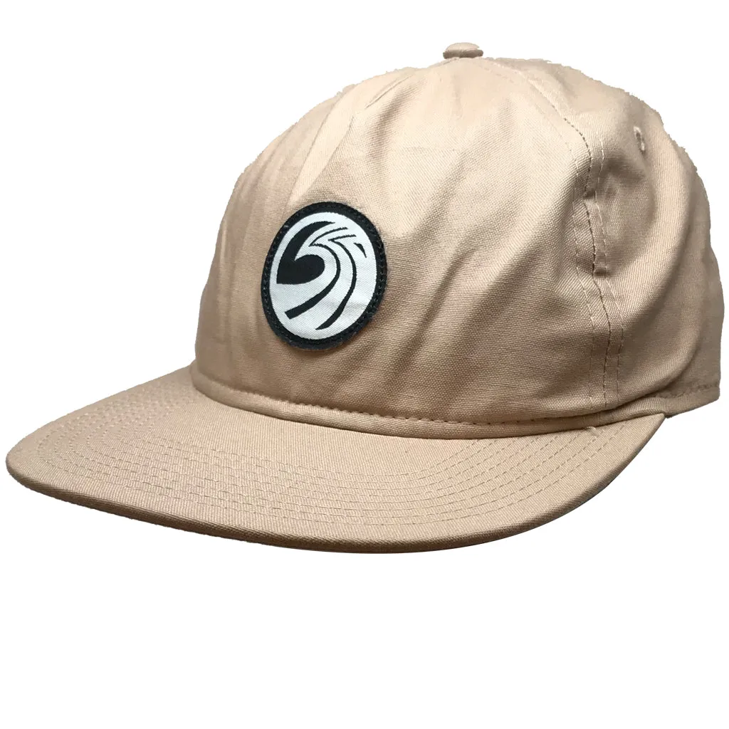 Seaside Surf Shop OG Wave Logo Badge Cap - Khaki