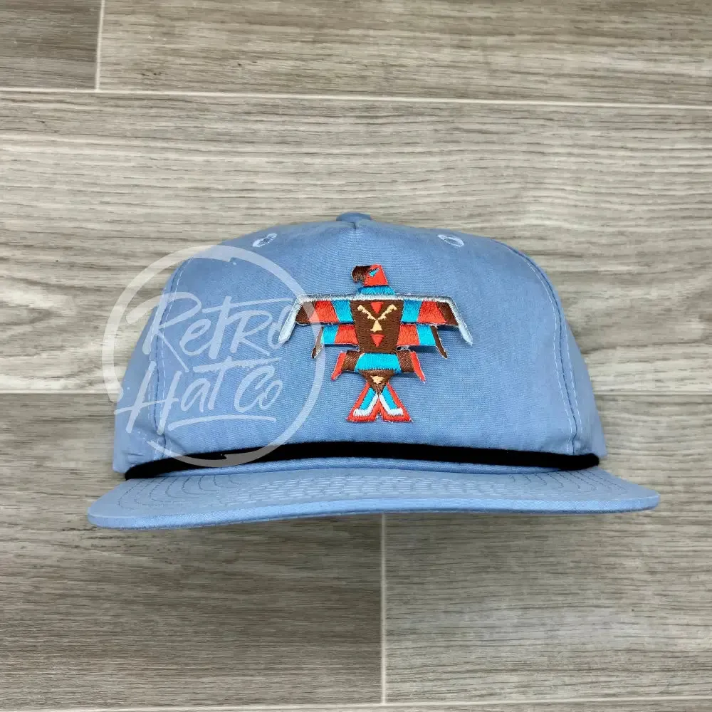 Southwestern / Tribal Thunderbird (Small) Patch on Retro Rope Hat