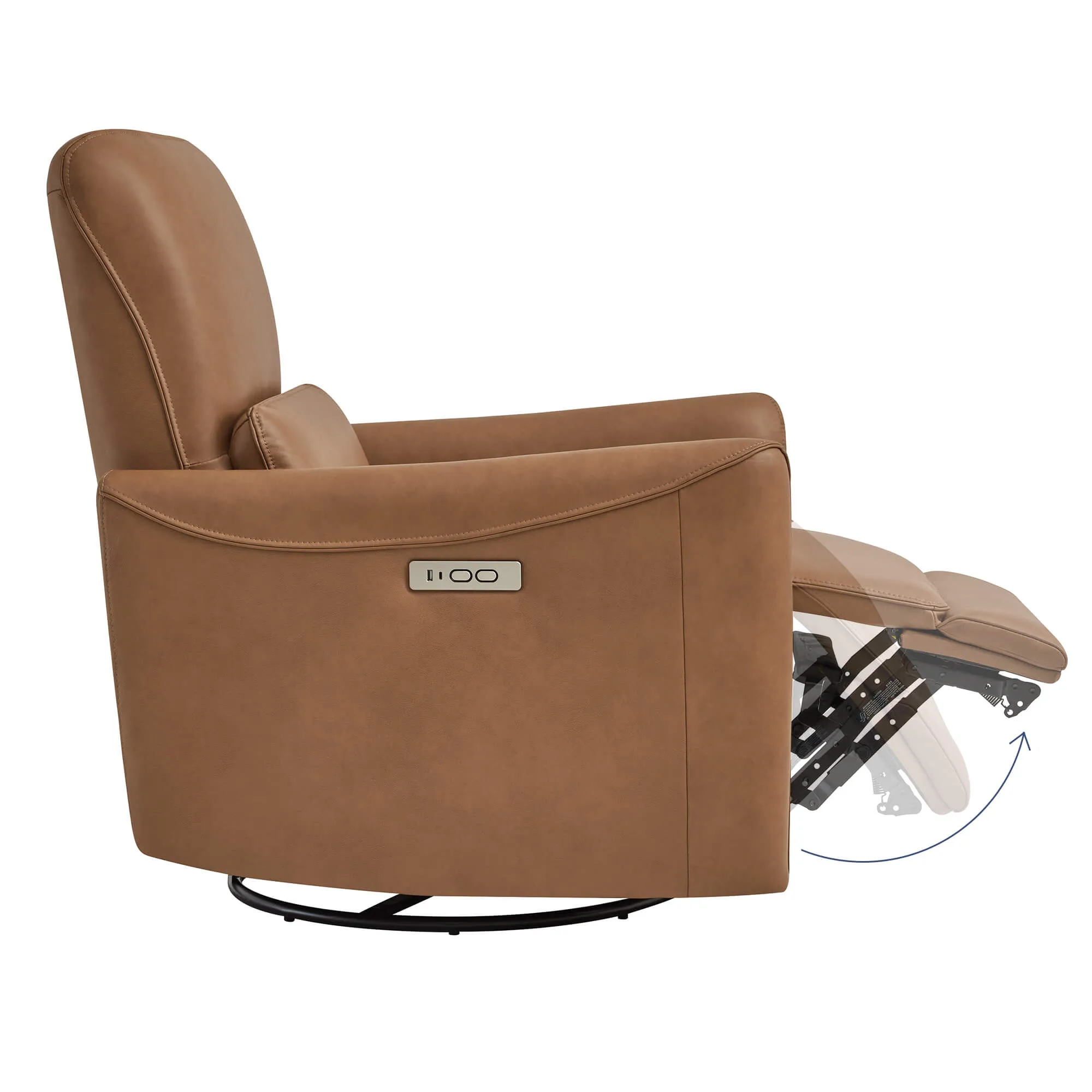 Tracee Modern Power Swivel Glider Recliner