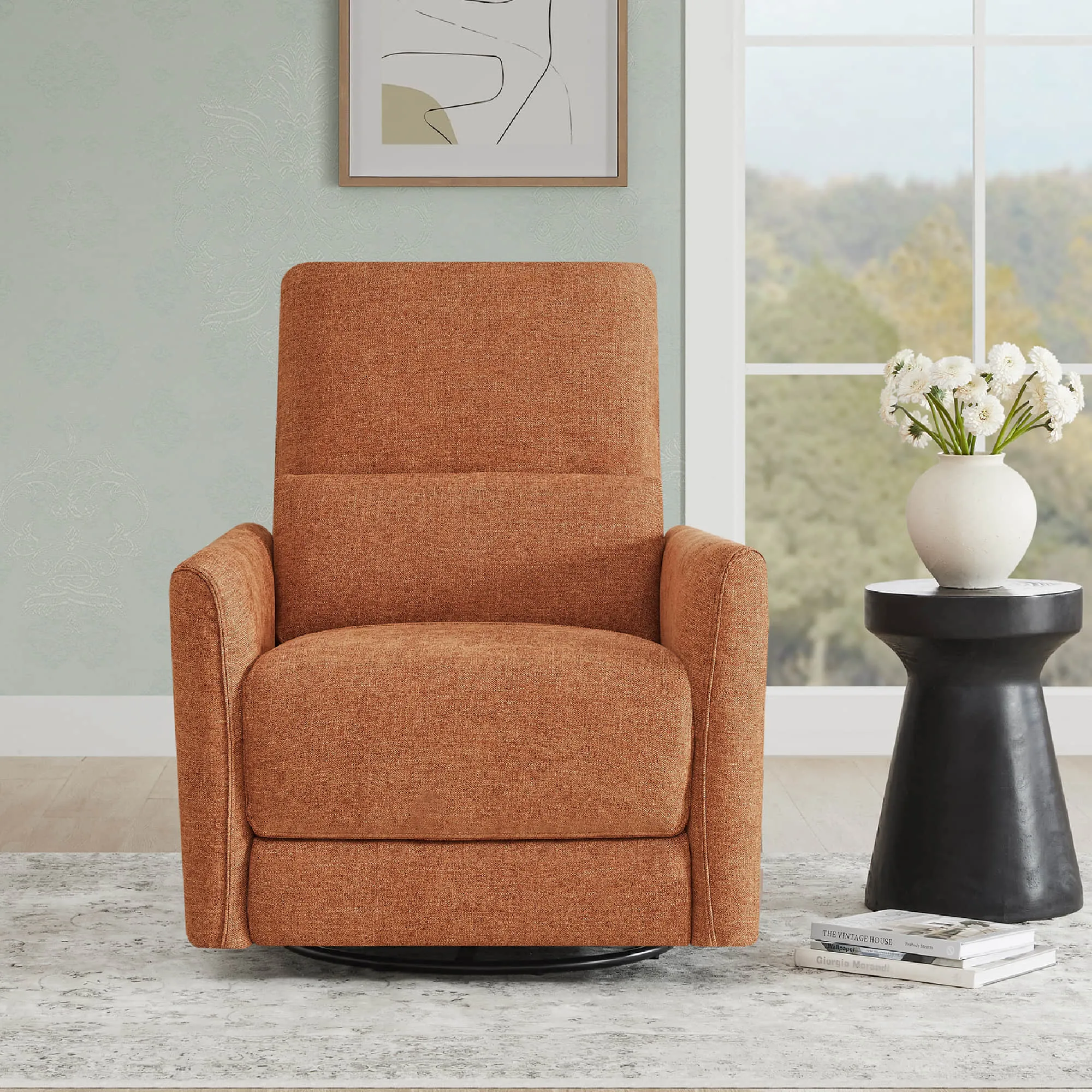 Tracee Modern Power Swivel Glider Recliner