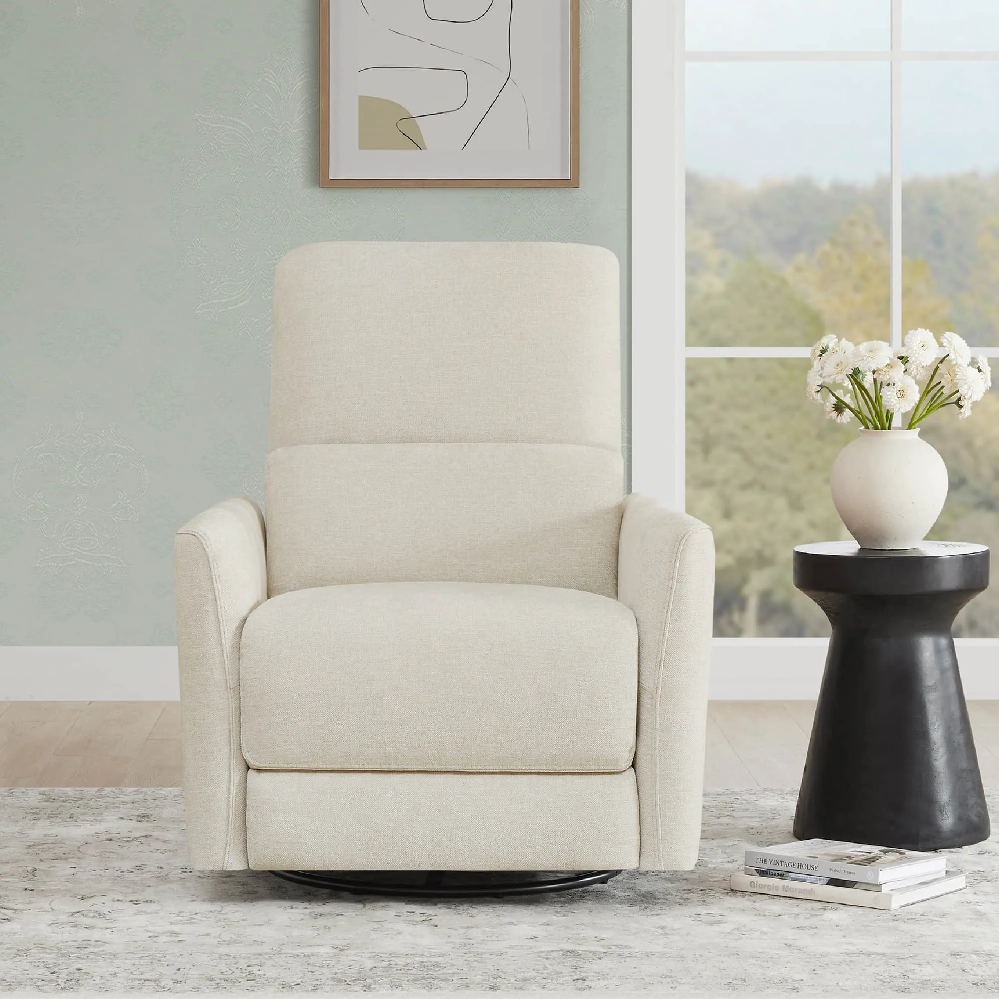 Tracee Modern Power Swivel Glider Recliner