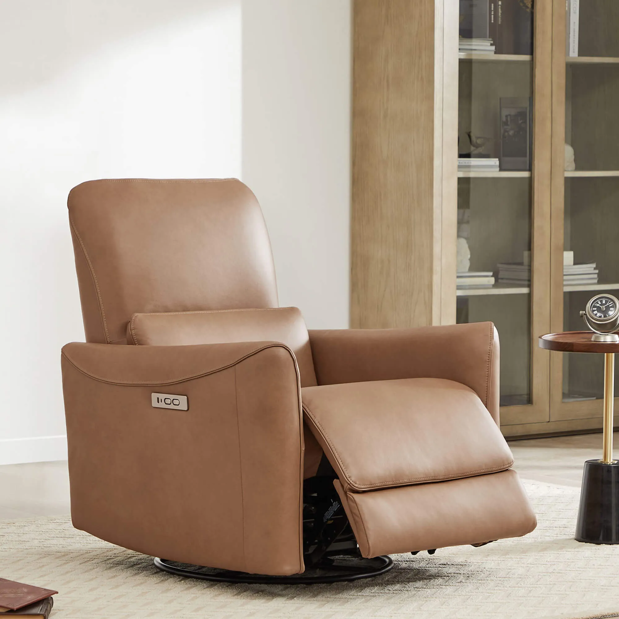 Tracee Modern Power Swivel Glider Recliner