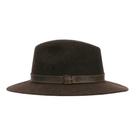 Traveller Hat - Dark Brown Mottled by Blaser