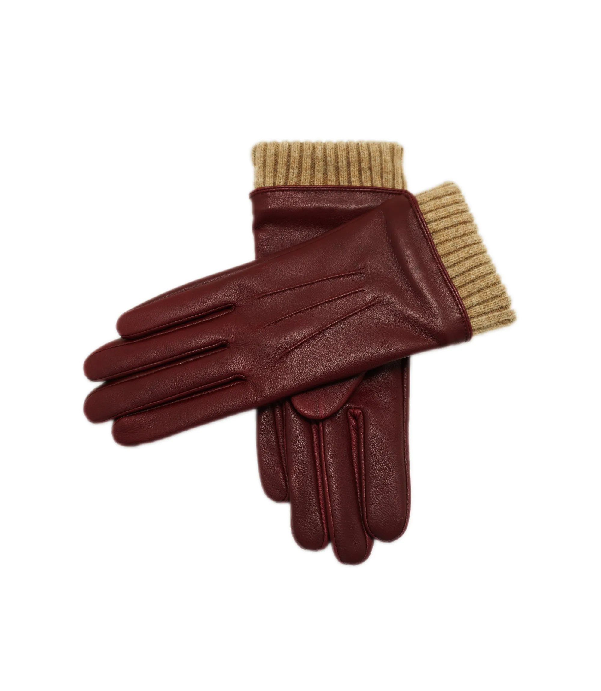 YISEVEN Women‘s  Sheepskin Leather  Long Gloves