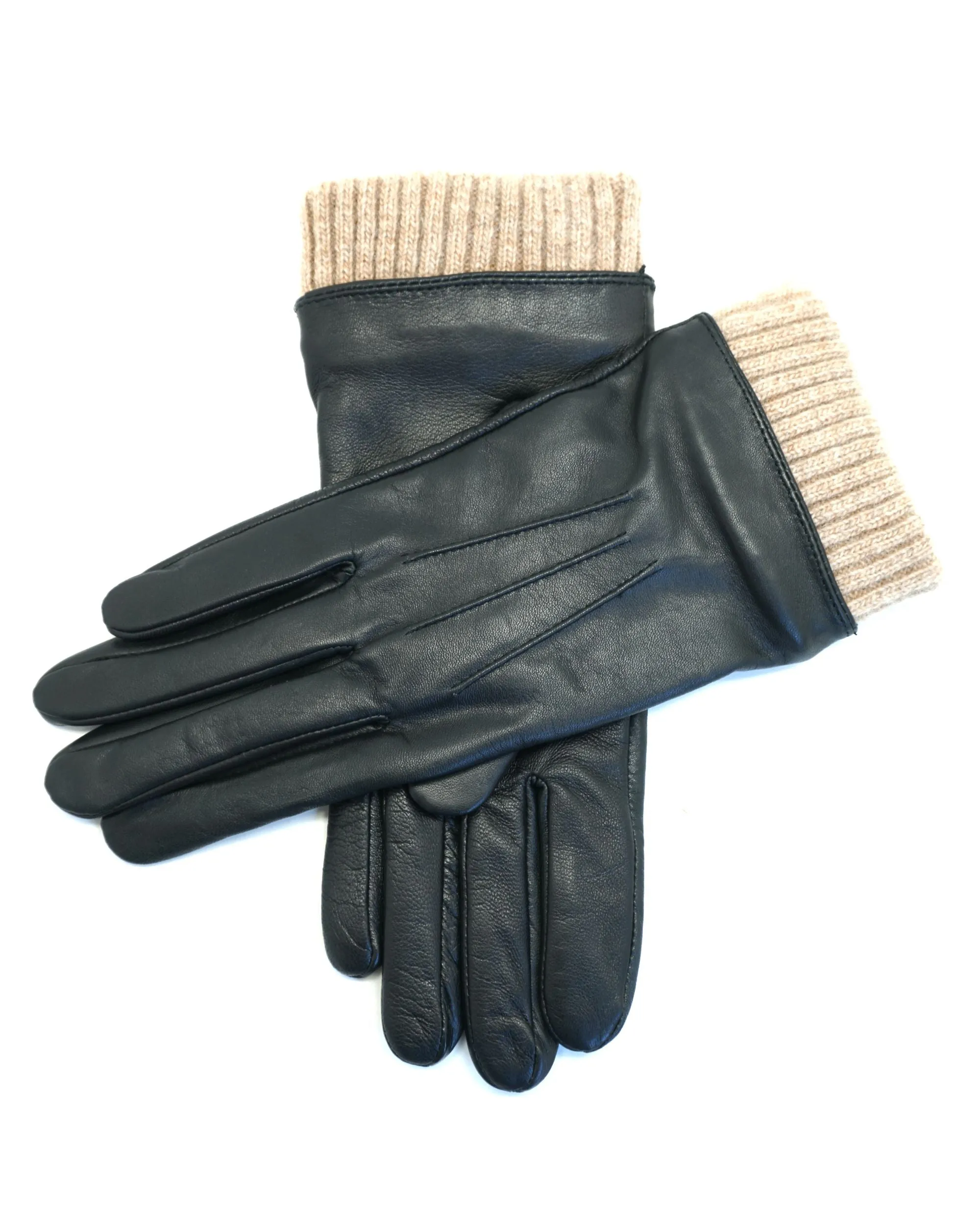 YISEVEN Women‘s  Sheepskin Leather  Long Gloves